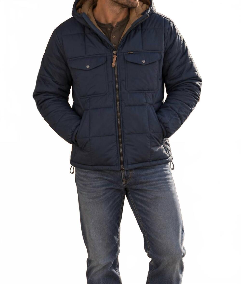 NEW FILSON pateros down jacket in sea storm blue